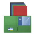 thumbnail image 1 of Business Source 2-Pocket Folders- 125 Sh. Cap.- 11in.x8-.50in.- Green, 1 of 1