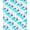 Turquoise, Pattern 5, variant on ODIKA 8'x10' Machine Washable Non-Slip Area Rug, Playful Fantasy Scene with Interlocking Scales and Fins High Traffic Rug, Turquoise, 723630