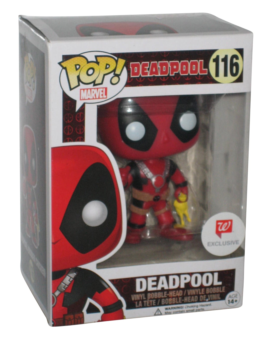 Marvel Comics Deadpool w/ Rubber Chicken Funko POP! Vinyl Figure 116 - (Walmart Exclusive