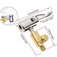 thumbnail image 4 of fastboy Car Air Pump Adapter Air Pump Accessories Clip-on Valve Adapter Quick Change Head Threaded Joint Easy To Unique Shape 2, 4 of 6
