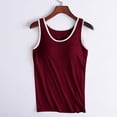 thumbnail image 6 of Gyexs Womens Shelf Bra Camisole with Built in Bras 2025 Summer Basic Layer Padded Shirts Casual Workout Yoga Undershirt (, XXXXL), 6 of 6