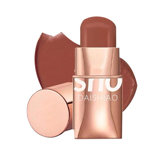 DAISHIAO Bâton de Fard à Joues Mat Longue Tenue Double Crème Maquillage Visage