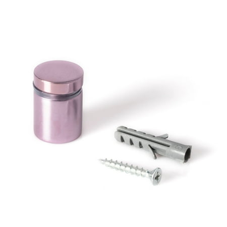 

Sign Standoff 3/4 Diameter x 3/4 Barrel Length Purple Aluminum Eco Series Easy Fasten Standoff Pack of 2 by Outwater (4)