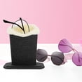 thumbnail image 5 of LOLIPPYY Modern Black Plush Glasses Holder Practical and Decorative Stand for Home and Office, 5 of 7