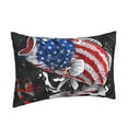 thumbnail image 2 of Fotbe Largemouth Bass Fish in USA Pillow Cases - Envelope Closure - Luxury, Extra Soft, Cooling Pillow Covers - Wrinkle, Fade, Stain Resistant-14"x20", 2 of 9