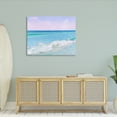 thumbnail image 3 of Stupell Industries Beach with Pastel Sky Landscape Painting Gallery Wrapped Canvas Art Print Wall Art, 48 x 36, 3 of 8