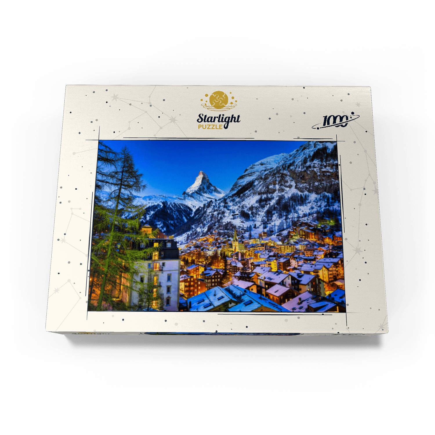 MyPuzzle - Zermatt And The Matterhorn Switzerland - Premium 1000 Piece Jigsaw Puzzle for Adults
