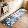 thumbnail image 2 of Nautical Blue Octopus 2'x6' Runner Rugs for Hallway Kitchen Bedside Non Slip Washable, Coastal Ocean Summer Boat Entryway Rug Runners with Rubber Backing, Long Carpet Runner for Laundry Room, 2 of 8