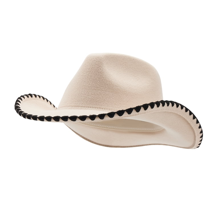 4955 Cowboy Hat For Women Men Wide Brim Western Cowgirl Roll Up Amazon.com: Classic Western-Cowboy-Hat for Women Men - Wide  main image 4