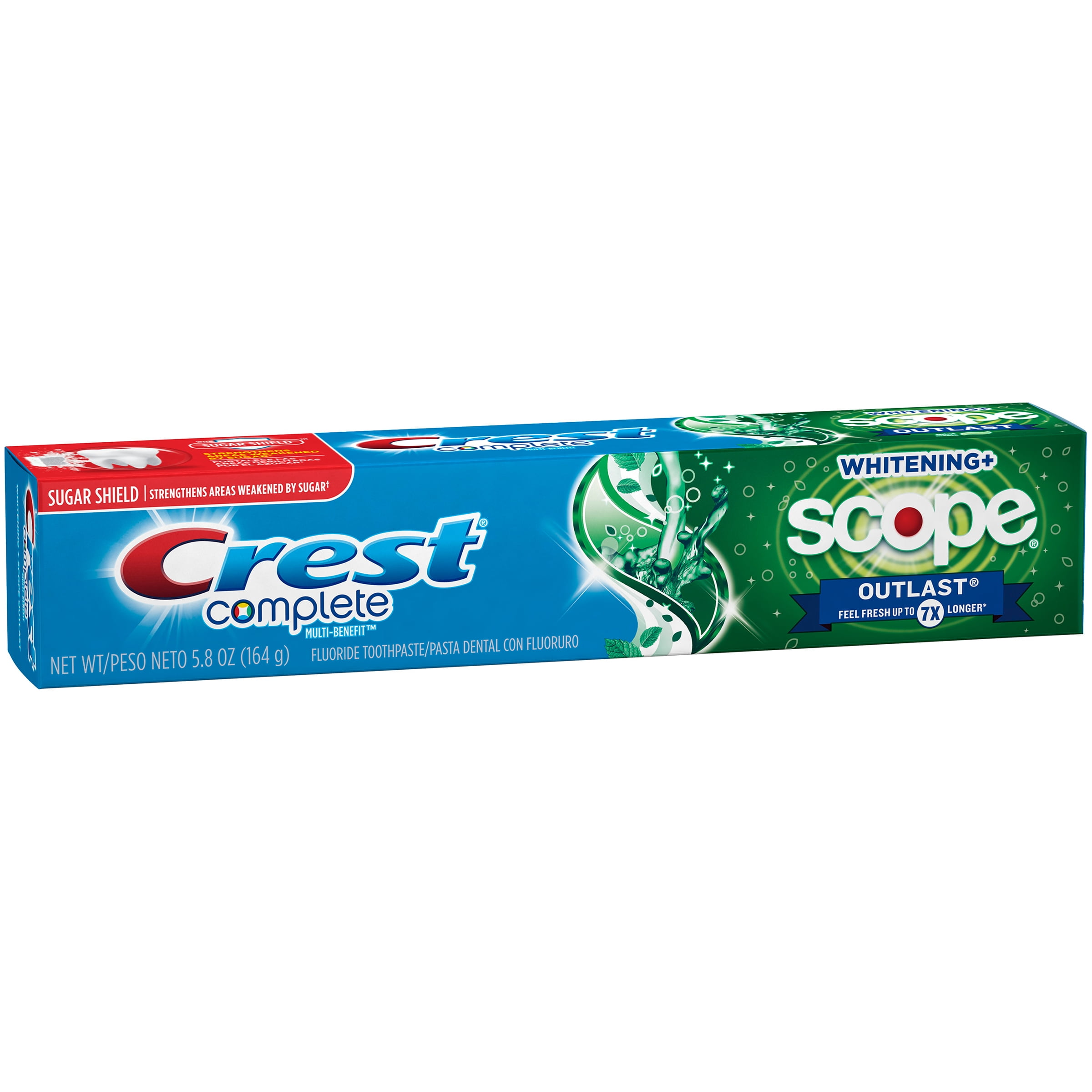 Crest Complete Whitening + Scope Outlast Mint Toothpaste, 5.8 oz