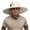 Khaki, variant on sususu Sun Hat Wide Brim Sun Protection Hat Outdoor Unisex Bucket Hats for Hiking Beach Fishing Black