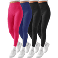 thumbnail image 1 of Pack 4 Colores Leggins Faja Termicos Afelpados Unitallas Yoga, 1 of 9