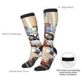 thumbnail image 5 of Saiise Bluey Funny Socks Men Women Boys Kids Adults Novelty Graphic Crew Tube Socks Crazy Design Casual Dress Socks for Sports,Running,Travel, 5 of 7