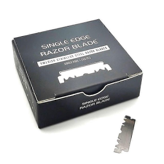 100pcs Stainless Steel Barber For Razor Blade Single Edge For Razor Blades For Sharp Tool For Professional Barber Razors