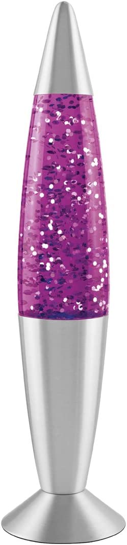 purple glitter lava lamp