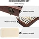 thumbnail image 5 of Dominoes Set Double Six Domino Jumbo Game Mexican Train Classic Numbers Wooden Game Table Storage Box for Boys Girls Entertainment Party Favors, 5 of 5