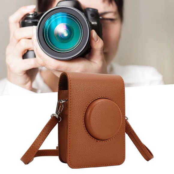 Funda Protectora Para Cámara Mini Evo, Fondo De Piel Sintética Para Cámara