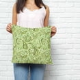thumbnail image 2 of Vintage Green Pillow Covers 18x18 Inch Decorative Throw Pillow Cover, Retro Botanical Abstract Art Sofa Pillowcases Accent Cushion Case Home Decor Bedroom Living Room, 2 of 6