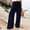 Navy 2, variant on Outfmvch Flowy Pants for Women Linen for Women Flowy Wide Leg Drawstring High Waist Casual Capri Baggy Wide Leg Baggy Straight Leg Gaucho Pant Wide Leg Linen Pants Flowy Lounge Army Green S-3XL