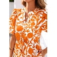 thumbnail image 4 of Vestido maxi floral casual con cuello en V para mujer, de Dress Dowerme, de verano, 4 of 9