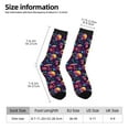 thumbnail image 2 of Cauagu Skull mushroom Print Crew Socks for Women and Men,Adult Athletic Running Socks 1-Pair Sports Socks Work Gear Socks with Moisture Wicking, 2 of 6