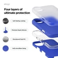 thumbnail image 4 of Funda de teléfono Elago compatible con iPhone 16 Plus de silicona azul, 4 of 9