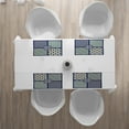 thumbnail image 3 of Ambesonne Orient Place Mats Set of 4, Mosaic Eastern Pattern, Standard Size, Blue Orange White, 3 of 4