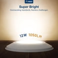 thumbnail image 3 of Luces LED tipo disco Amico 5/6" 12W 1050 lm regulables 2700-6000K, 3 of 7