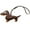 A-dark brown, variant on Small Dachshund Dog Charm Keychains PU Leather Puppy Dog Keyring Pendant Backpack Decoration Jewelry for Women Girls