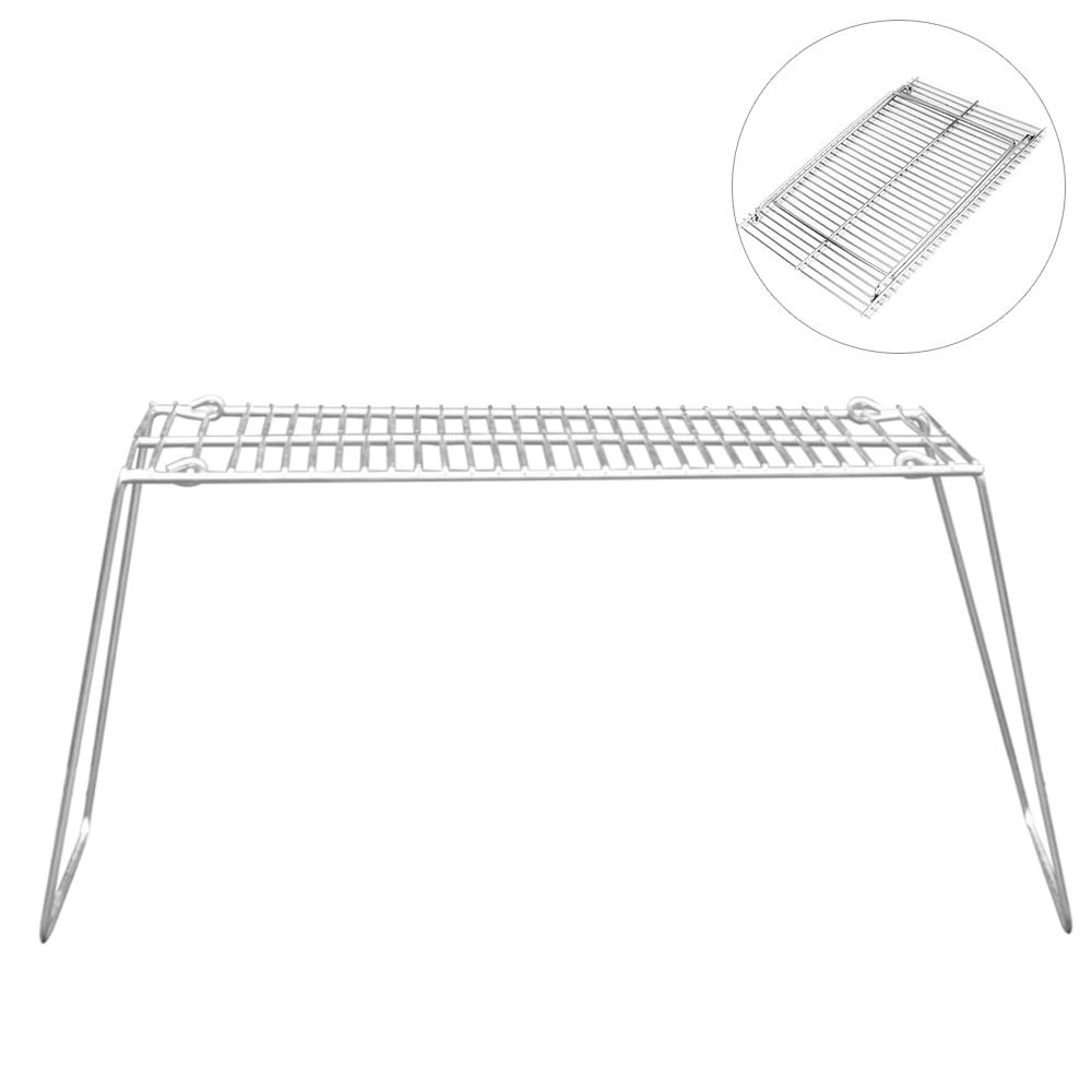 Outdoor Portable Folding Charcoal BBQ Grill Stainless Steel Picnic