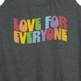 thumbnail image 3 of Instant Message - Love For Everyone - Women's Racerback Graphic Tank, 3 of 6