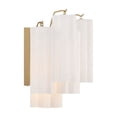 thumbnail image 4 of ADD-302-AG-WH Crystorama Lighting Addis - 2 Light Wall Mount-11.75 Inches Tall and 14.5 Inches Wide-Aged Brass Finish-White Glass Color, 4 of 10