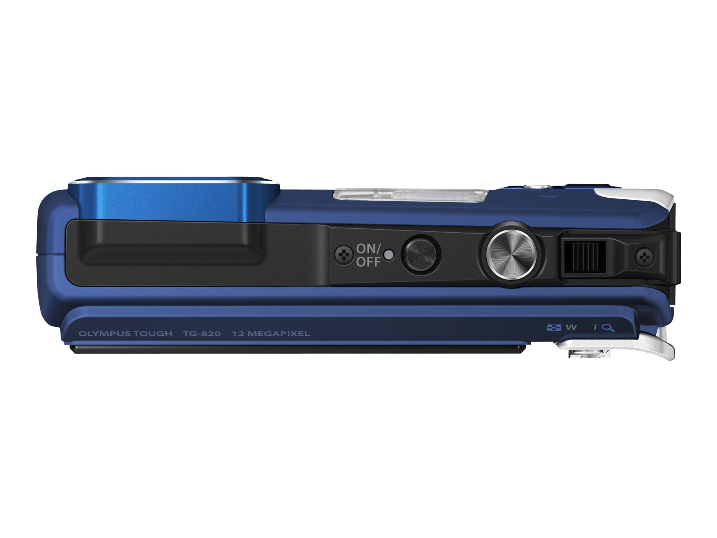 Olympus Tough TG-820 iHS - Digital camera - compact - 12.0 MP - 5x optical zoom 46.8 MB - underwater up to 30ft - blue