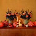 thumbnail image 6 of Halloween Pumpkin Bouquet with Spooky Accents, Artificial Floral Arrangement for Fall Home Decor, Rustic Autumn Table Centerpiece, Seasonal Decorations, 6 of 7