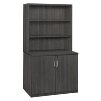 Regency Legacy 29" Storage Cabinet with Open Hutch- Ash Grey