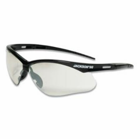 

Jackson Safety 138-50004 Safety Glasses with Black Frame & Indoor-Outdoor Mirror Lens