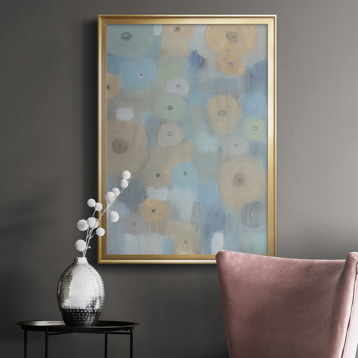 Spinning Wheels II Premium Framed Print, in Gold, Black, or Silver - Ready to Hang