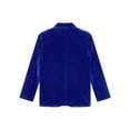 thumbnail image 4 of inhzoy Kids Boys Velvet Blazer Suit Jacket Gentleman Formal Jacket Outerwear,Sizes 4-16 Royal Blue 12, 4 of 8