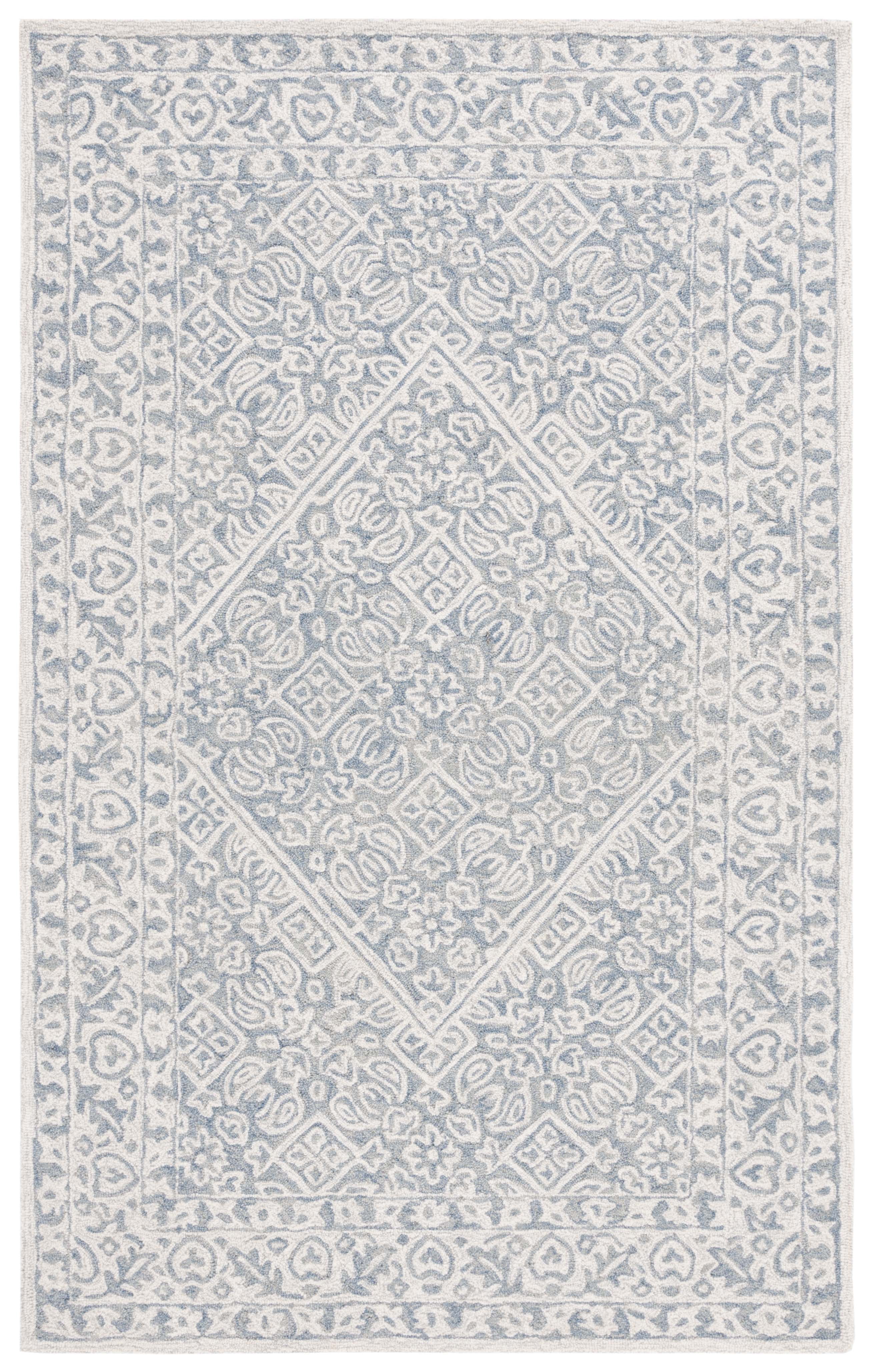 Safavieh Dip Dye Felicia Floral Area Rug, Gray/Ivory, 3' x 5'