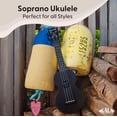 thumbnail image 2 of Ukelele Kala Waterman Soprano Black Sand de plástico reciclado, 2 of 6