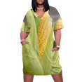 thumbnail image 1 of Vestido holgado con bolsillos para mujer vestido de fiesta para graduación, 1 of 6