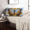 thumbnail image 6 of Daiia Vibrant Butterfly And Sunflowers Bedding Waterproof Pillow Protector Zippered Queen – Bed Bug Proof Pillow Encasement-16"x24", 6 of 6
