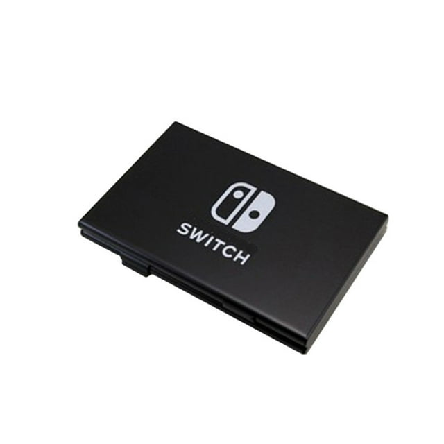 Aluminum Game Card Storage Box for Nintendo Switch Game Cards Holder Bag Hard Shell Cover Case Switch OLED & lite Accessories Black