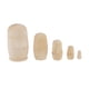 thumbnail image 1 of EeaseMX 5 muñecas Matryoshka de madera sin pintar para manualidades., 1 of 7