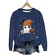 thumbnail image 2 of Heisall Womens Hoodies Halloween-themed Sparkling Print Round Neck Long Sleeve Fleece-lined Casual Sporty Fashion Sweatshirts, 2 of 9
