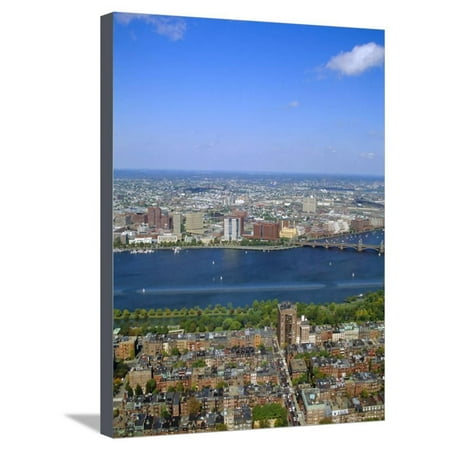 Charles River, Back Bay Area, Boston, Massachusetts, USA Stretched Canvas Print Wall Art By Fraser (Best Halal Restaurants In Bay Area)