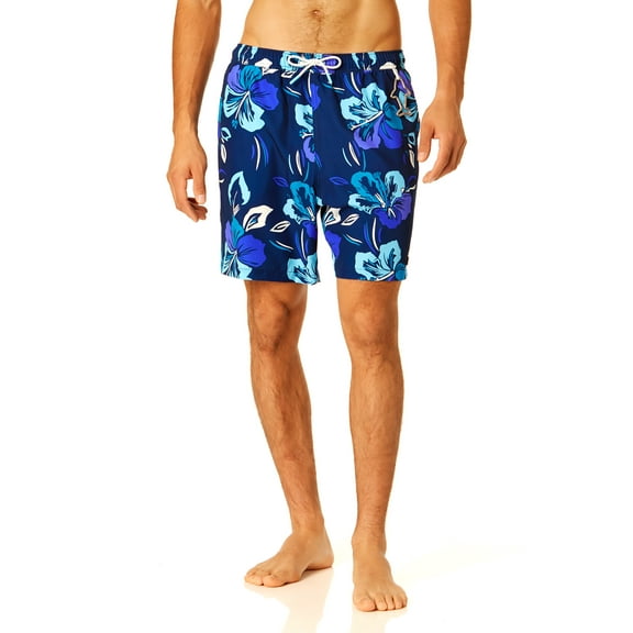 Rugged Shark Men's & Big Men's Swim Trunks, 7" Inseam, Sizes S-3XL