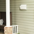 thumbnail image 3 of Gibraltar Mailboxes Woodlands Medium, Horizontal, Steel, Wall Mount Mailbox, White, L4009WW0, 3 of 5