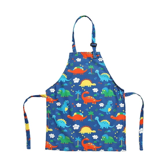 Shinycome Cute Kids Apron Adjustable Cotton Aprons for Boys Girls Children Bib Aprons for Artists Chef Baking Cooking Parent Chil