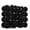 Black, variant on Flocked Velvet Christmas Ornaments, 46pcs Mix Size Shatterproof Plastic Christmas Hanging Balls for Xmas Tree, Wreath, Party & Holiday Home Decor, Wine